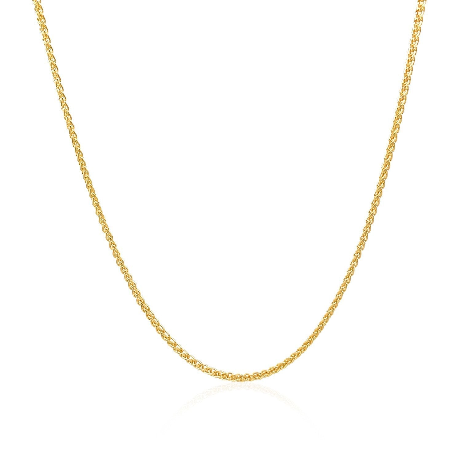 14k Yellow Gold Round Chain 1.2mm by Bids.com