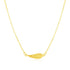 14K Yellow Gold Angel Wing Necklace by Bids.com
