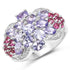 2.70 Carat Genuine Tanzanite .925 Sterling Silver Ring by Bids.com
