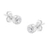 10K White Gold 0.30 Cttw Round Brilliant-Cut Near Colorless Diamond Bezel-Set Stud Earrings (H-I Color, I1-I2 Clarity) by Bids.com