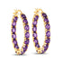4.80 Carat Genuine Amethyst .925 Sterling Silver Earrings  DestGlow