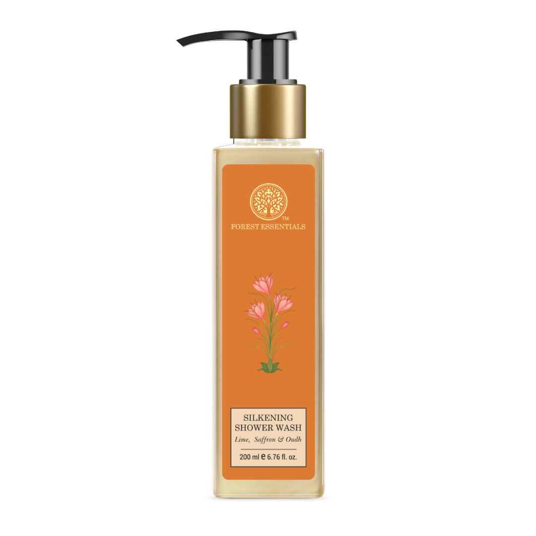 Forest Essentials Silkening Shower Wash Lime Saffron &amp; Oudh