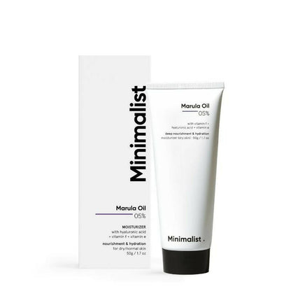 Minimalist 5% Marula Oil Moisturizer With Hyaluronic Acid &amp; Vitamin F &amp; E