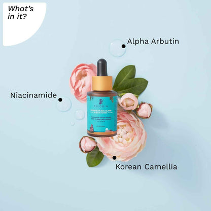 Pilgrim Niacinamide 5% + Alpha Arbutin 1% Skin Clarifying Serum For Acne &amp; Acne marks - Korean Skin Care