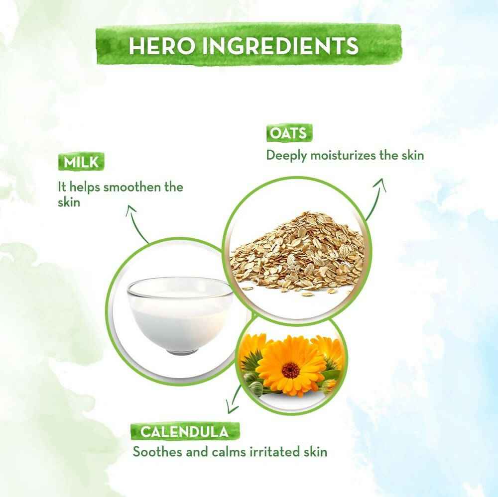 Mamaearth Milky Soft Mineral Based Sunscreen SPF 30 &amp; PA+++ With Oats, Milk and Calendula