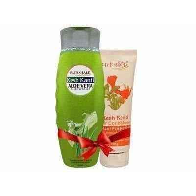 Patanjali Aloevera Shampoo &amp; Colour Protection Conditioner Combo Pack