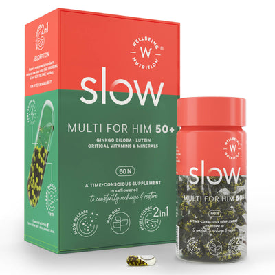 Wellbeing Nutrition Slow | Multivitamin for Him 50+ Capsules