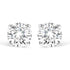 .925 Sterling Silver 1/5 Cttw Round Lab Grown Diamond Classic 4-Prong Solitaire Stud Earrings (F-G Color, VS1-VS2 Clarity) by Bids.com