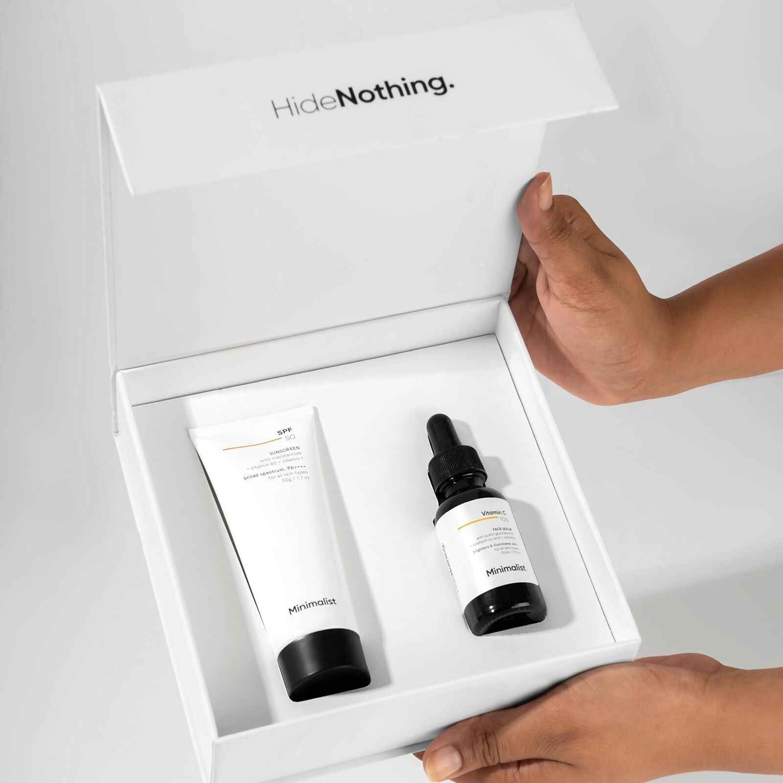 Minimalist Brightening &amp; SPF Skincare Gift Set