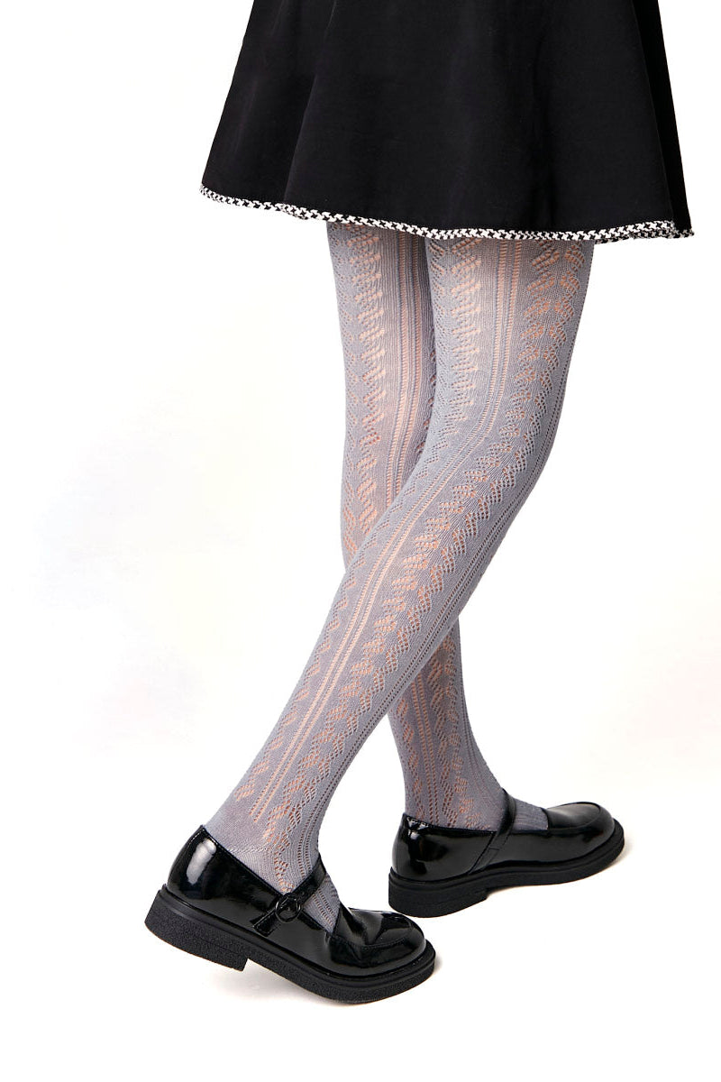 Conte-Kids Cotton Tights Miss 617 - Lace Pattern by TheRanok.com