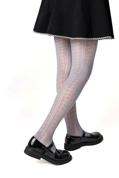 Conte-Kids Cotton Tights Miss 617 - Lace Pattern by TheRanok.com