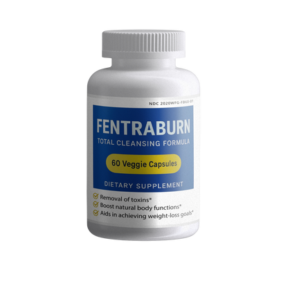 FENTRABURN: Metabolic Cleanse Support | 60 Capsules – Psyllium Husk, Probiotics &amp; Botanical Blend for Appetite Management