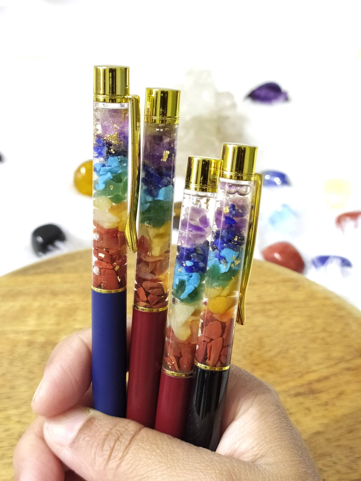 7Chakra Crystal Pen, Manifestation Pen, Healing Pen  DestGlow
