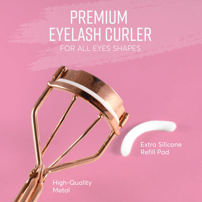The Rose Gold Eyelash Curler by Chica Beauty