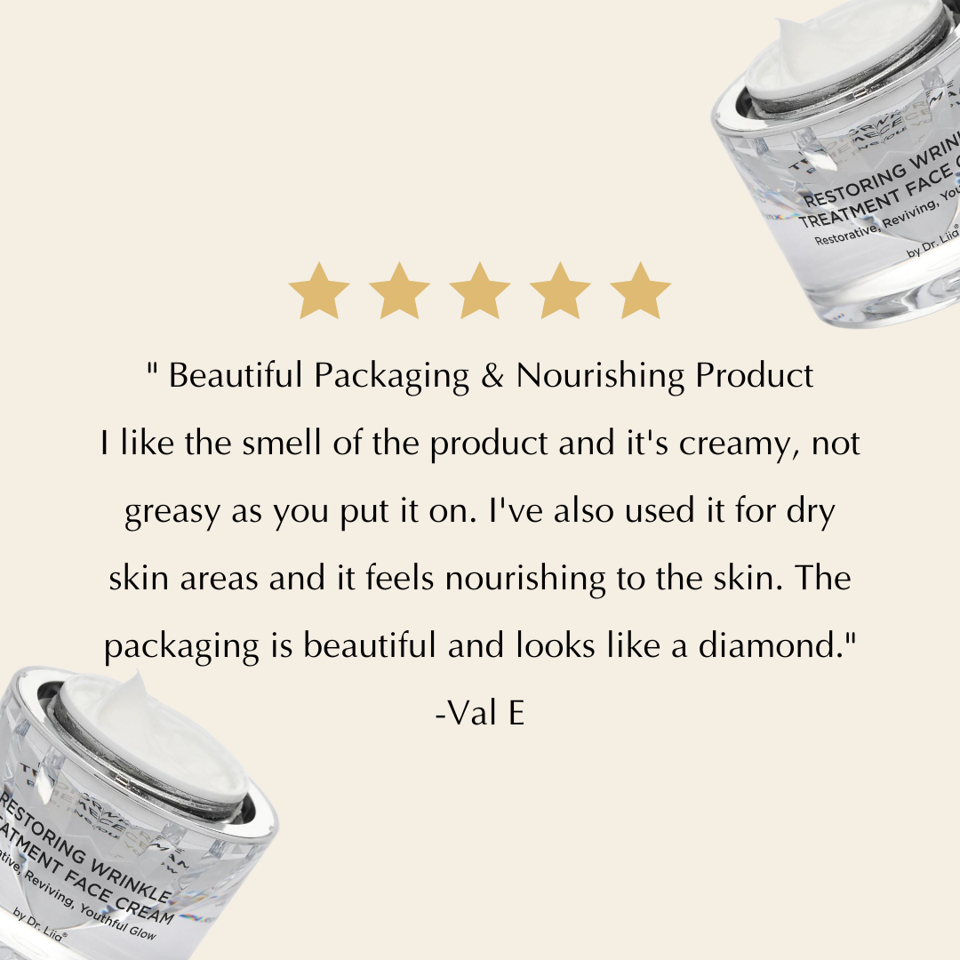 Restoring Wrinkle Treatment Face Cream – Vegan, Hypoallergenic, Gluten-Free Anti-Aging Formula by EpiLynx