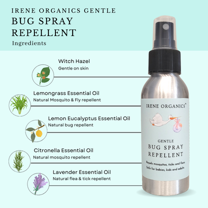 Gentle Baby Bug Spray Repellent by Irene Organics