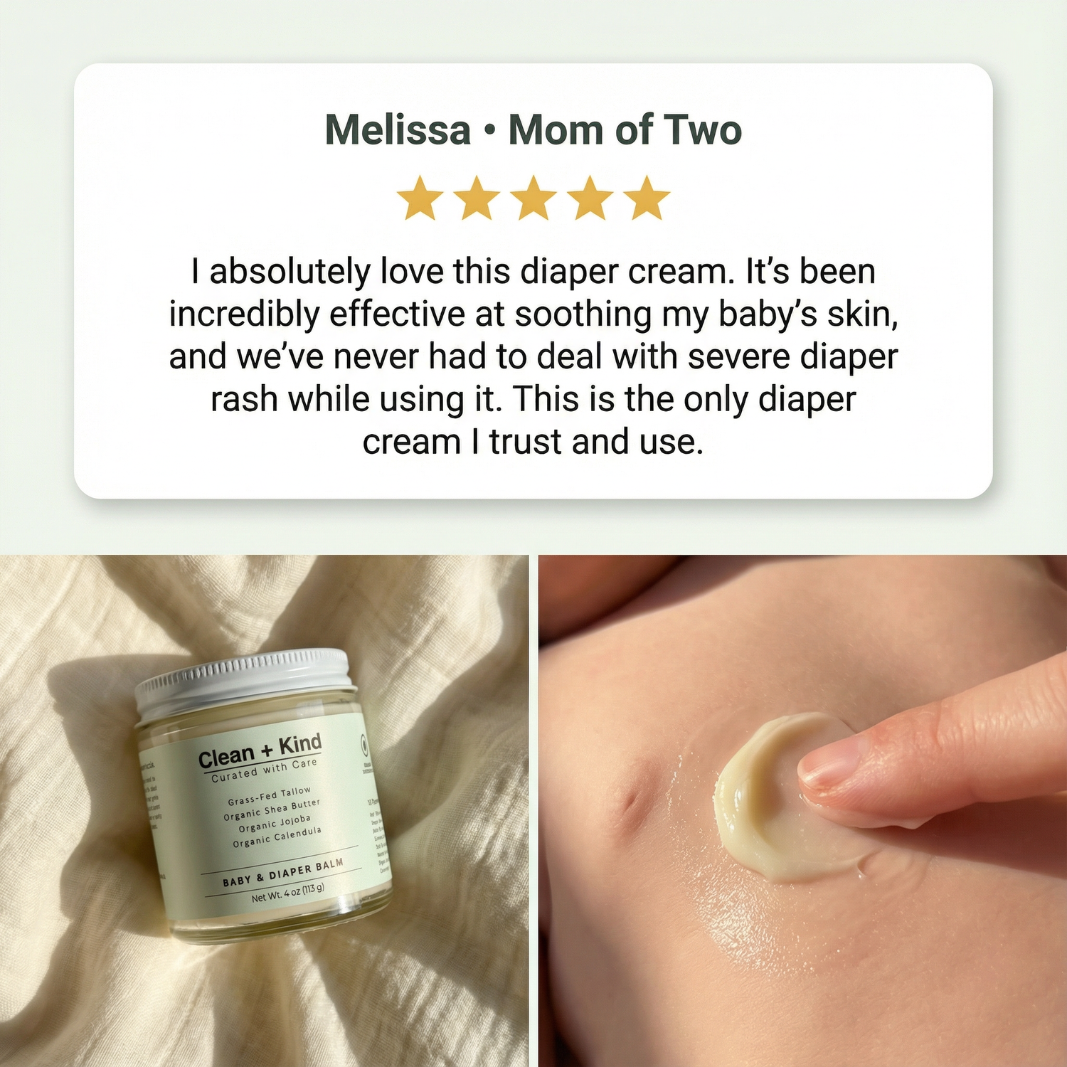 Gentle Baby &amp; Diaper Rash Cream 