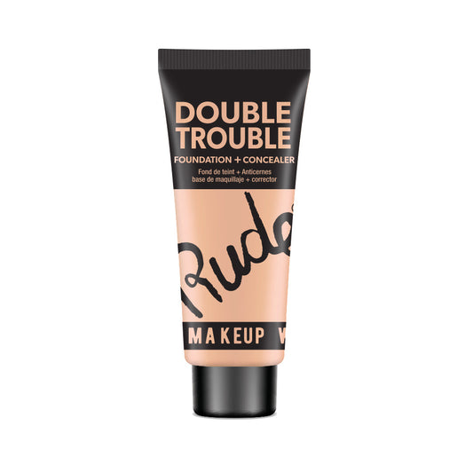 RUDE Double Trouble Foundation + Concealer - Fair 04 - DestGlow