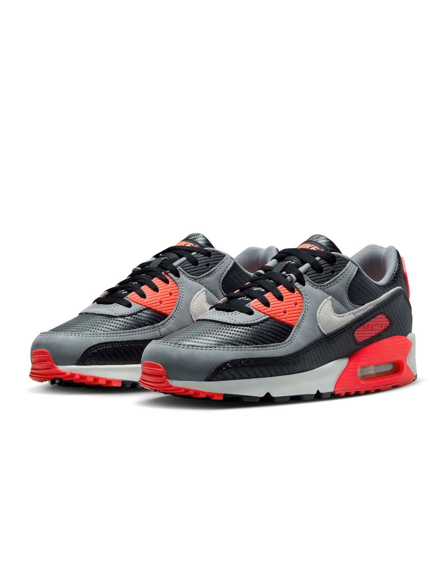 Nike Mens Air Max 90 Premium - Carboned Fiber Infrared by Denim Exchange