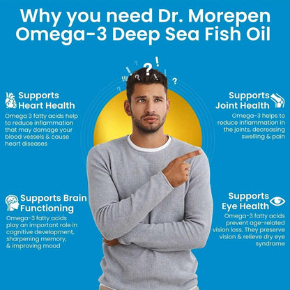 Dr Morpen Omega-3 Deep Sea Fish Oil 1000Mg + Weight Gainer