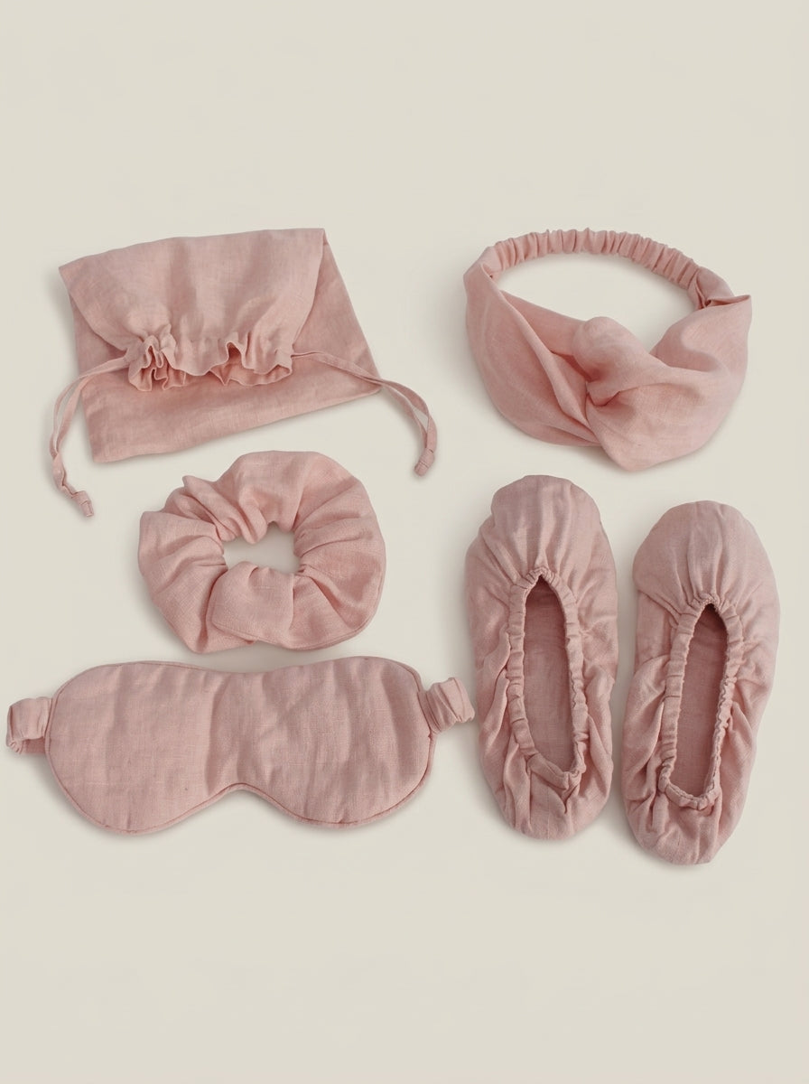 Linen Sleep and Travel Comfort Set by LINTICO