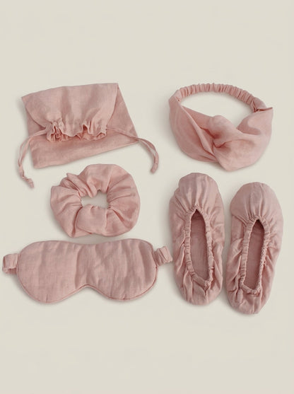 Linen Sleep and Travel Comfort Set by LINTICO