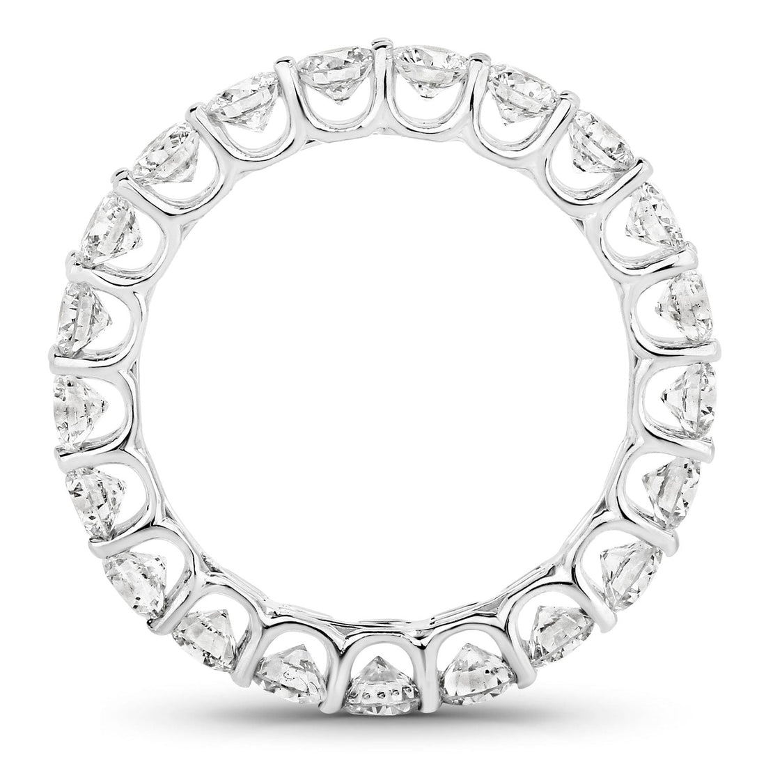 2.52 Carat Genuine Lab Grown Diamond 14K White Gold Ring by Bids.com
