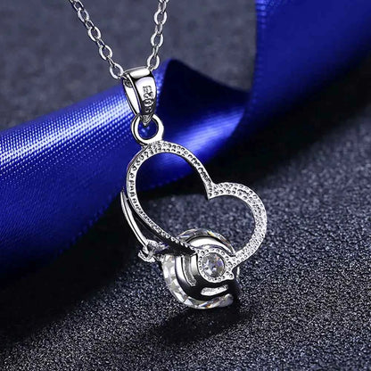 2 Carat Sparkala™ Heart 925 Sterling Silver Necklace