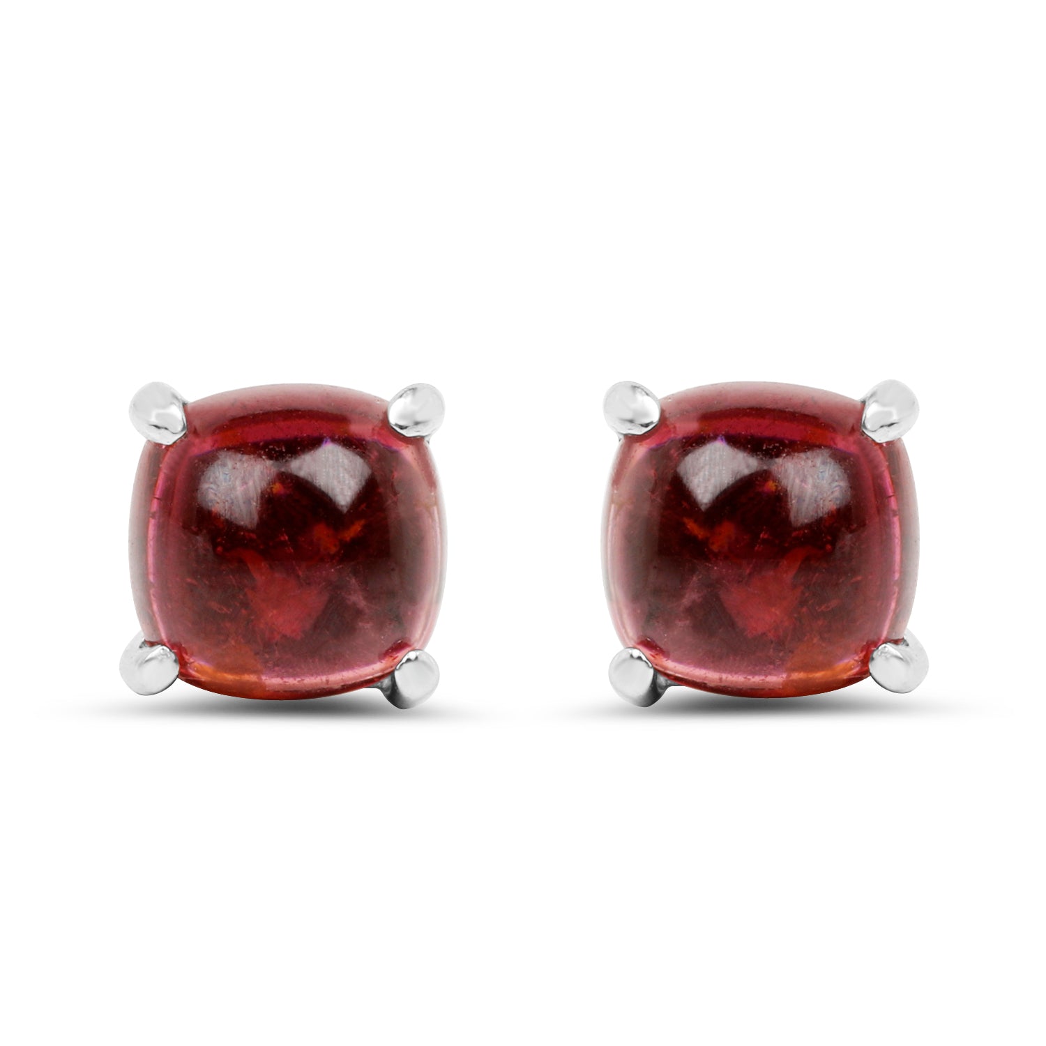 2.60 Carat Genuine Pink Topaz .925 Sterling Silver Earrings by Bids.com