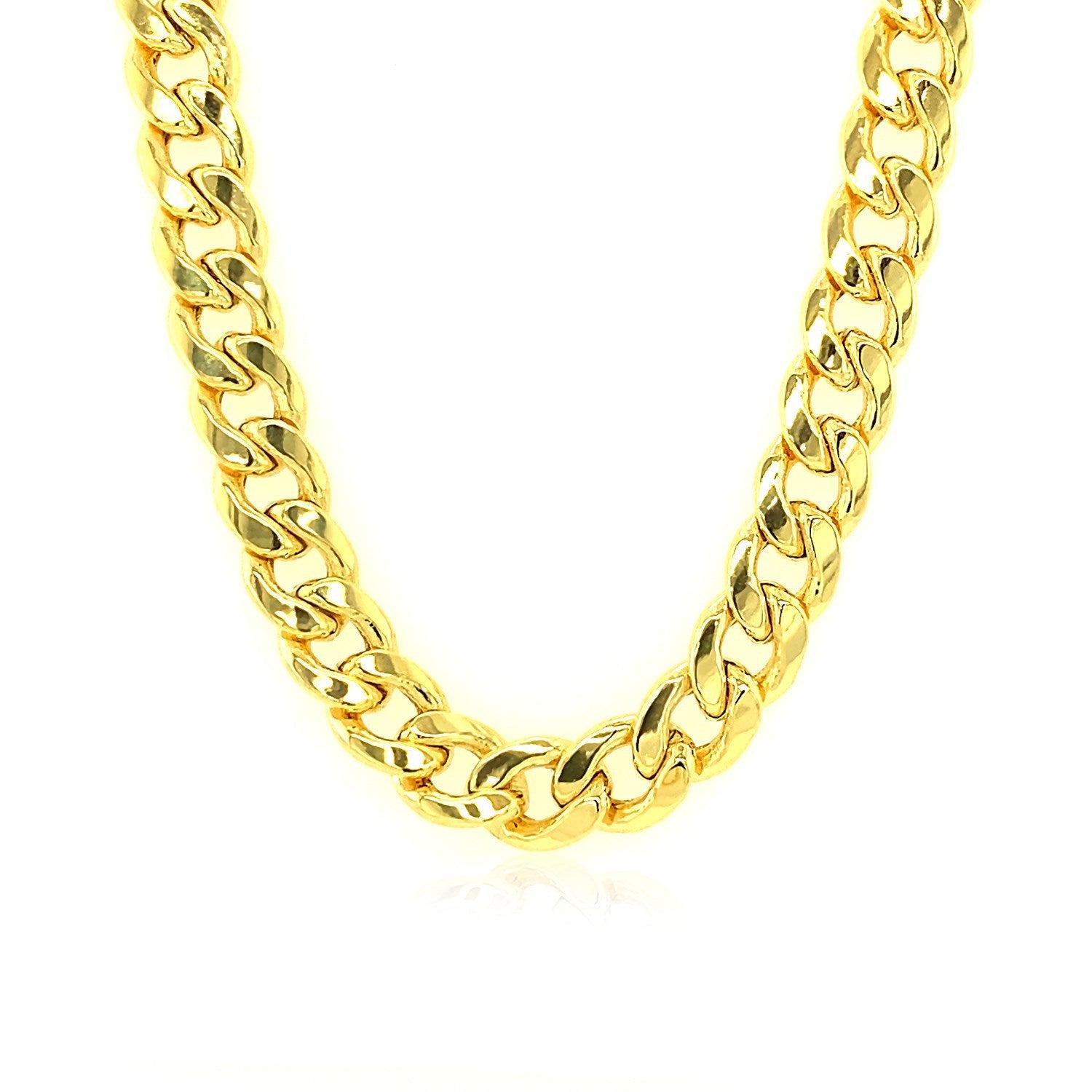 6.5mm 10k Yellow Gold Light Miami Cuban Chain by Bids.com