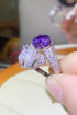 2 Carat Blue Sparkala™ Adjustable Animal Bypass Ring (Platinum Over Pure Sterling Silver) by Sparkala
