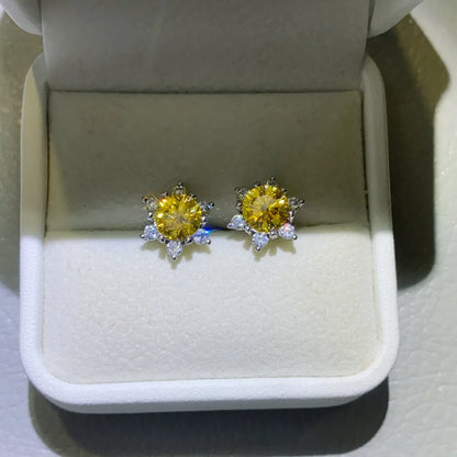 2 Carat Sparkala™ 925 Sterling Silver Stud Earrings by Sparkala