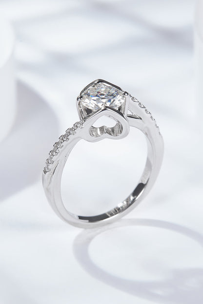 Limitless Love Brilliant Round Cut Sparkala™ Ring (Platinum Over Pure Sterling Silver) by Sparkala