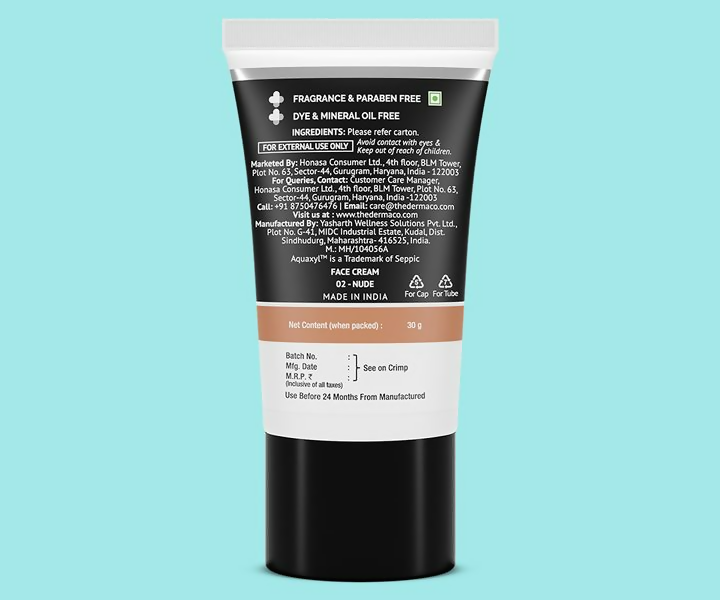 The Derma Co 2% Niacinamide Hydrating BB Cream with 1% Hyaluronic Acid Complex &amp; Aquaxyl