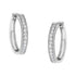 10KT White Gold Diamond Hoop Earring (1.00 cttw, H-I Color, I1-I2 Clarity) by Bids.com
