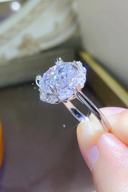 5 Carat Brilliant Round Cut Sparkala™ Platinum Over Pure Sterling Silver Ring - DestGlow