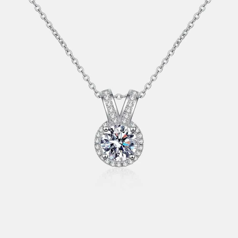 1 Carat Sparkala™ Rabbit Ears Shape Pendant Necklace