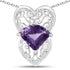 7.80 Carat Genuine Amethyst .925 Sterling Silver Pendant by Bids.com