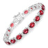 15.30 Carat Genuine Garnet .925 Sterling Silver Bracelet by Bids.com
