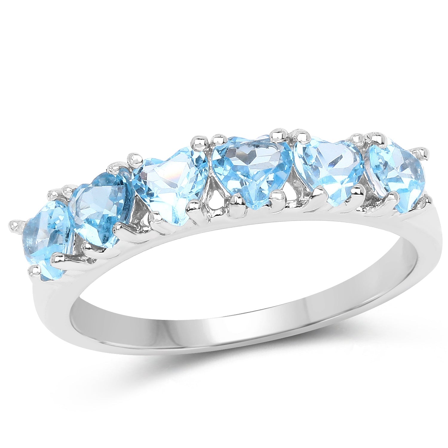 1.68 Carat Genuine Swiss Blue Topaz .925 Sterling Silver Ring by Bids.com