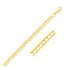 5.7mm 14k Yellow Gold Solid Curb Chain by Bids.com