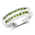 0.72 Carat Genuine Chrome Diopside .925 Sterling Silver Ring  DestGlow