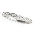 14k White Gold Unique Infinity Design Diamond Wedding Band (1/10 cttw) by Bids.com