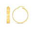 14k Yellow Gold Wedding Band Hoops (7x35mm)  DestGlow