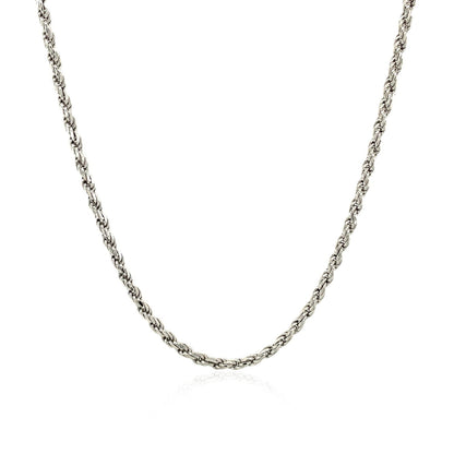 Sterling Silver 1.8mm Diamond Cut Rope Style Chain by Bids.com