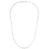 14k White Gold Necklace with Polished Circles by Bids.com