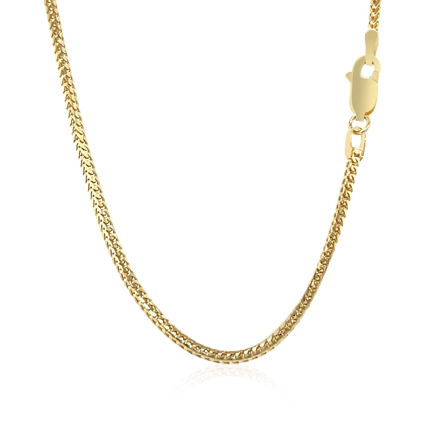 14k Yellow Gold Franco Chain 1.8mm by Bids.com