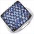 2.21 Carat Genuine Tanzanite .925 Sterling Silver Ring by Bids.com