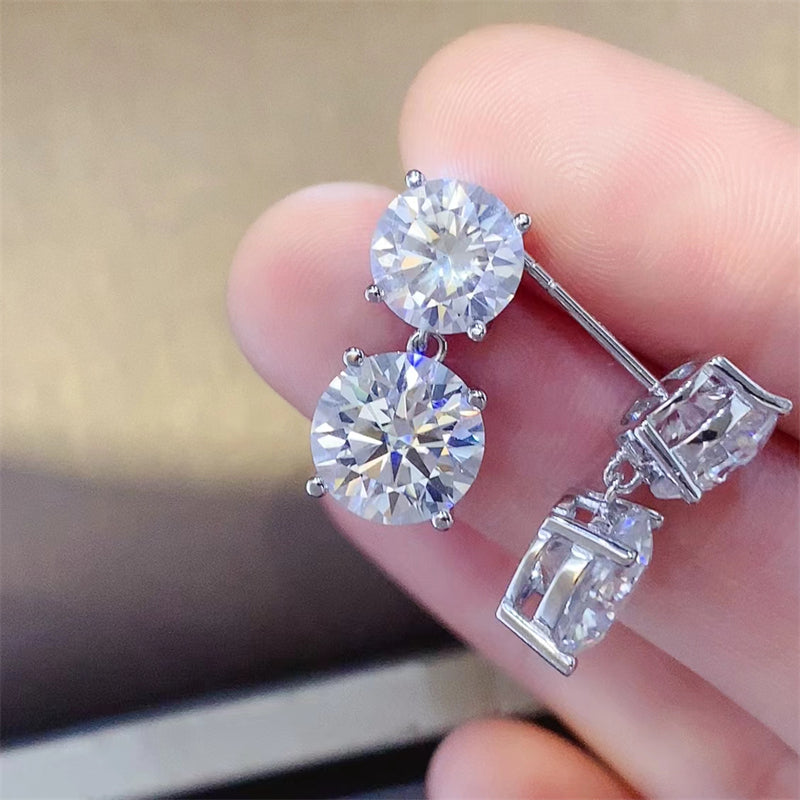 10 Carat Sparkala™ 925 Sterling Silver Earrings by Sparkala