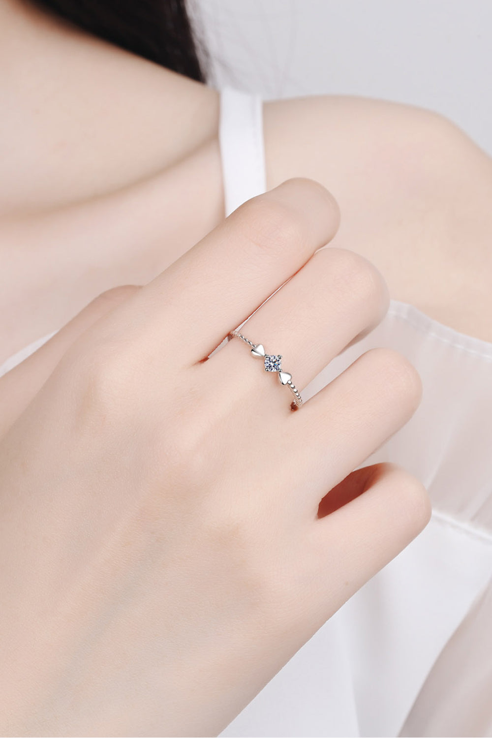 Adored Sparkala™ Heart 925 Sterling Silver Ring by Sparkala